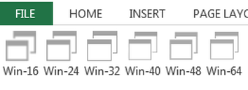Excel 2013 - 96 DPI - Small fonts - 100% scaling