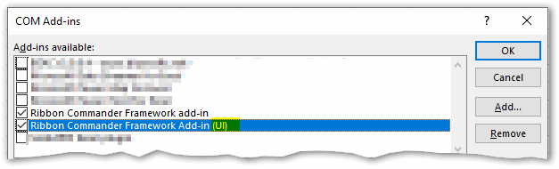 COM Add-ins