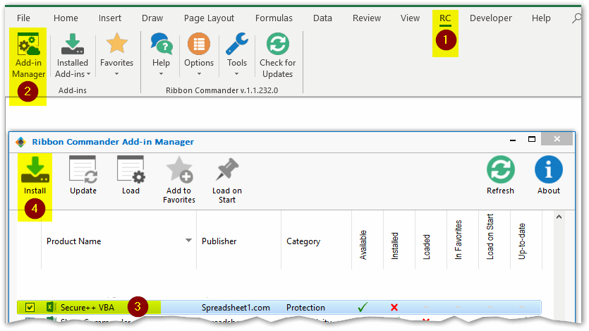 RC Secure++ VBA