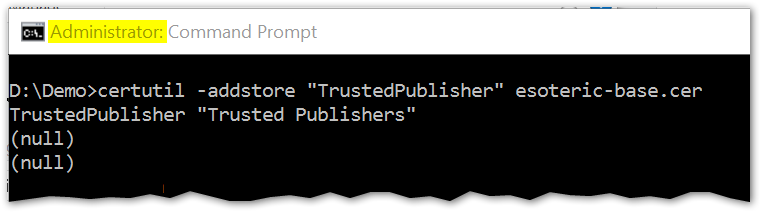run certificate utility