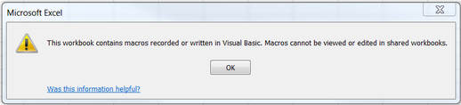 Shared Workbook