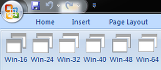 Excel 2007 - 96 DPI - Small fonts - 100% scaling