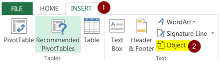 Insert macros in an Excel workbook