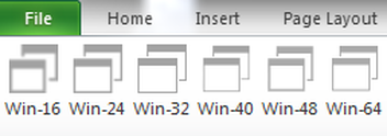 Excel 2010 - 96 DPI - Small fonts - 100% scaling
