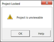 Project is unviewable