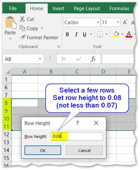 idden Rows in Unprotected Worksheets