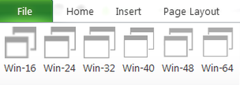 Excel 2010 - 120 DPI - Medium fonts - 125% scaling