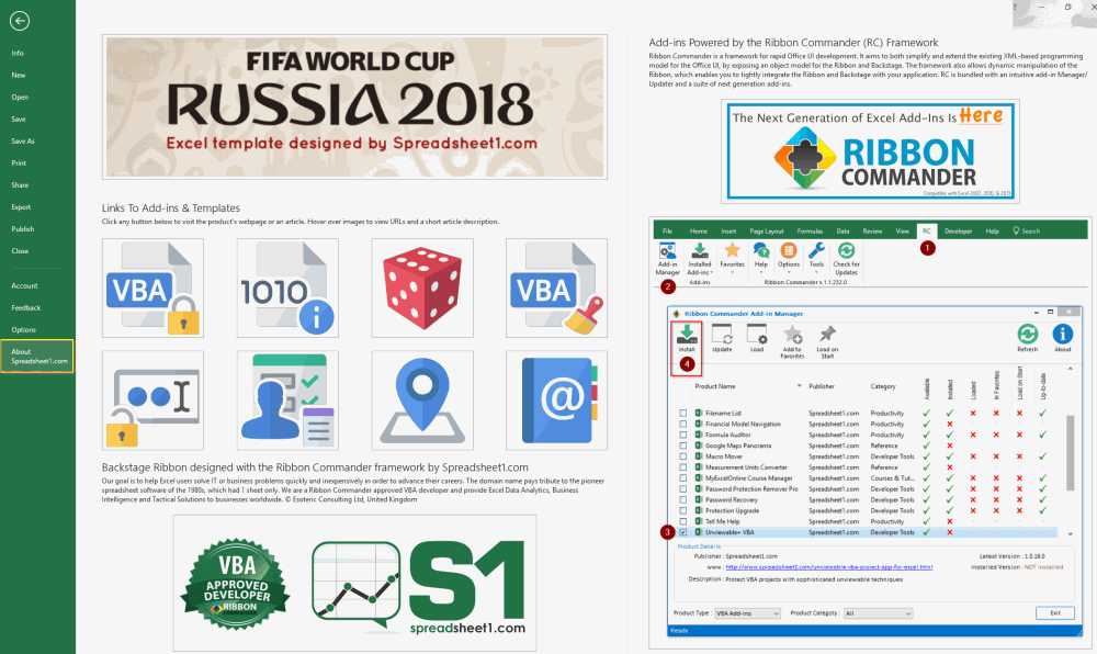 World Cup 2018 Russia Backstage UI