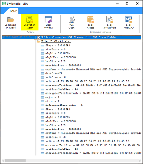 Unviewable+ VBA Encryption Report