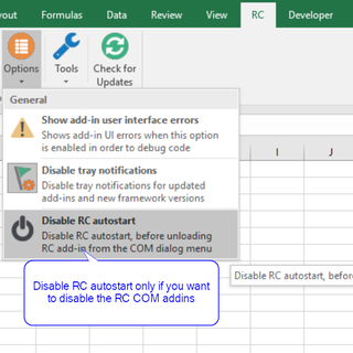 How To Disable The Ribbon Commander Framework