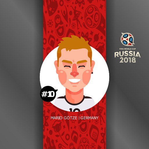 Mario Gotze - Germany - World Cup 2018