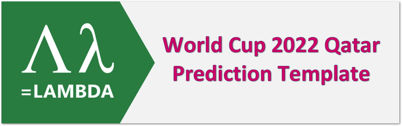 Excel Lambda World Cup Qatar header