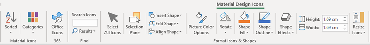 Material Design add-in