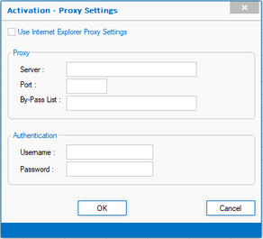 Proxy Settings in Ribbon Commander